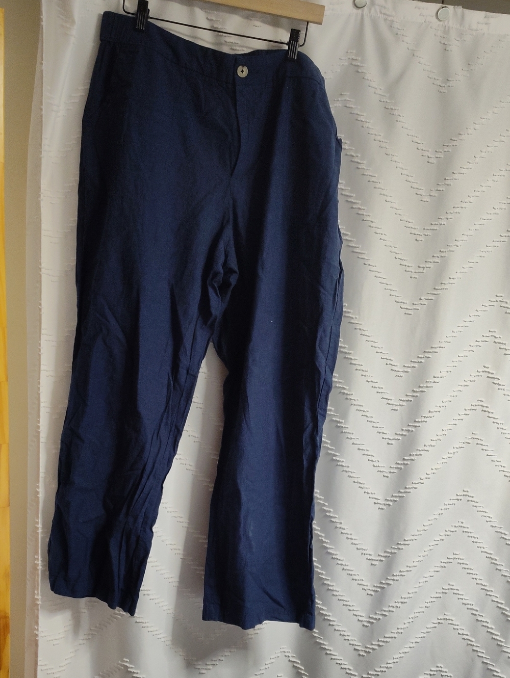 Liz Claiborne Navy Straight-Leg Pants